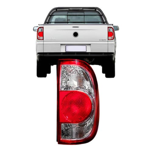 Lanterna Traseira Vw Saveiro G4 2006 2007 2008 2009 2010 2011 2012 Cristal