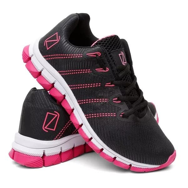 Tênis para Academia Fitness Feminino Lorenzzo Lopes Titanium