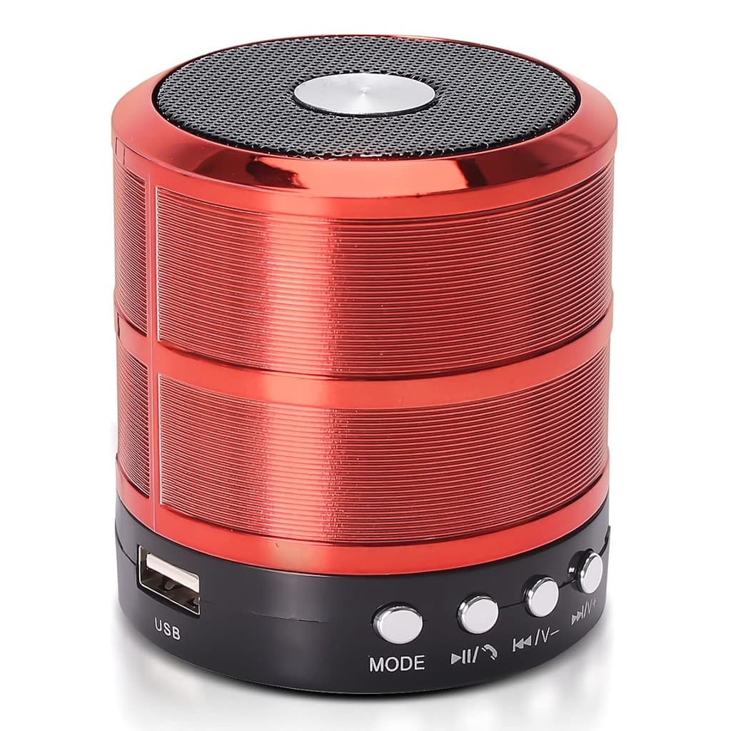 Caixa De Som Bluetooth 5W Rms Grasep D-BH887 Portátil Mp3 Rádio Fm com entrada USB Pen Drive MicroSD Cartão De Memória P