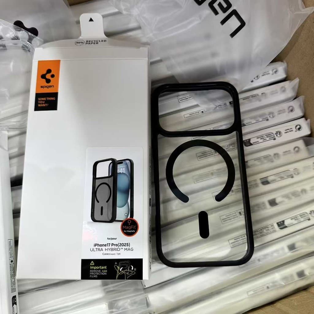 Spigen Magsafe iPhone 17 Pro Max/17pro Case Capa Protetora Rígida Transparente Magnética