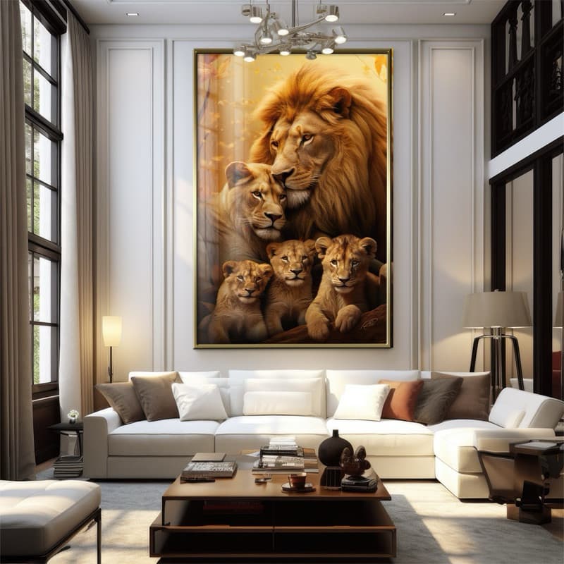 Quadro Decorativo Familia Unida Grande para Sala Quarto e escritório