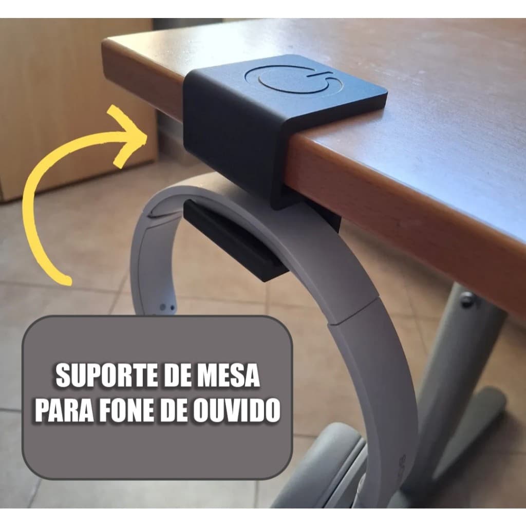 Suporte de Mesa para Fone de Ouvido Headset Gamer Escritório