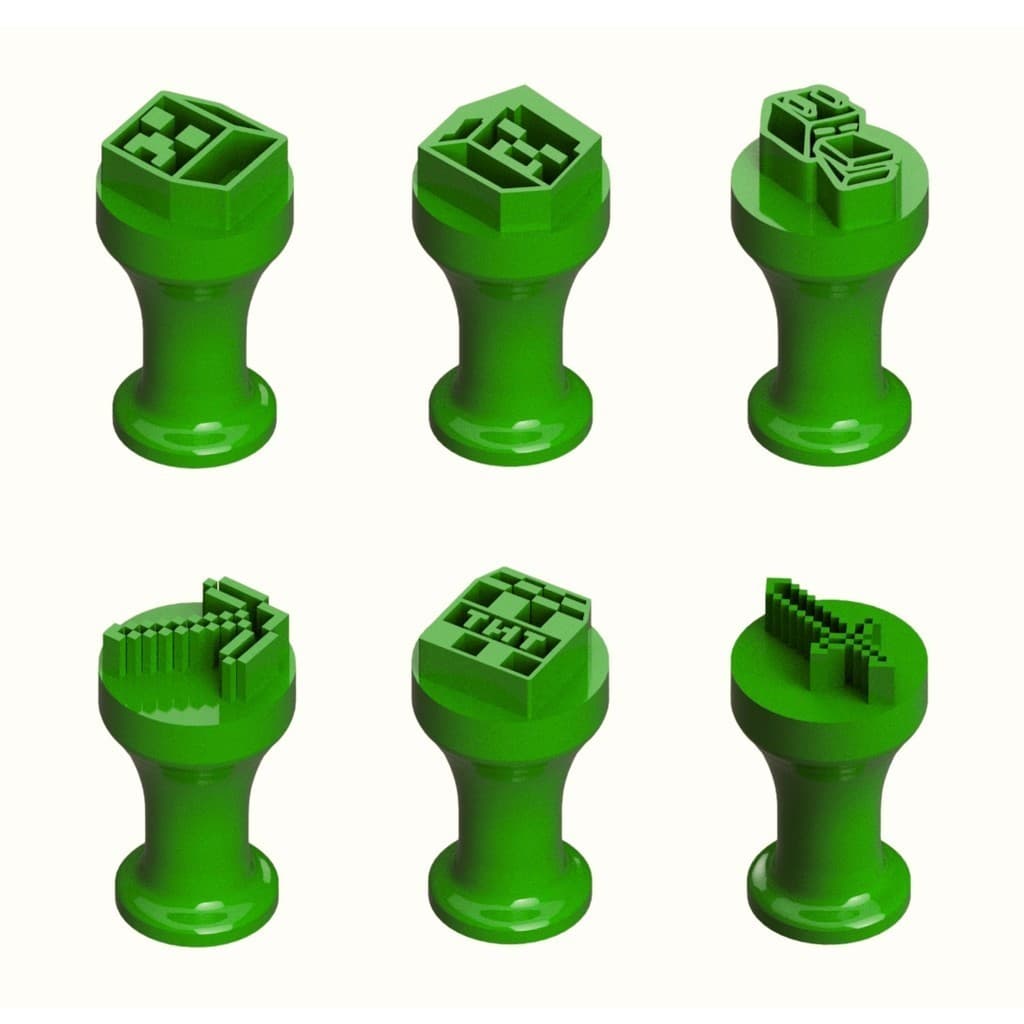 Carimbo KIT Mickey Minecraft 6 Modelos