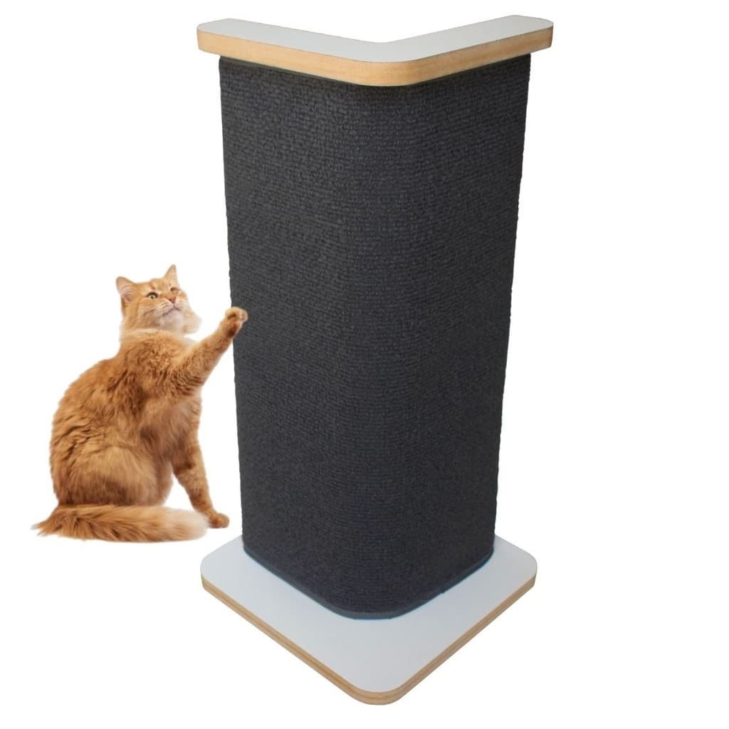 Tradicional Arranhador Gato Protetor Canto de Sofá Carpete - Branco