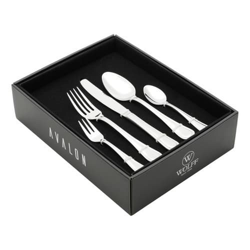 Faqueiro 30 Peças De Aço Inox Avalon - Wolff Cor N/a