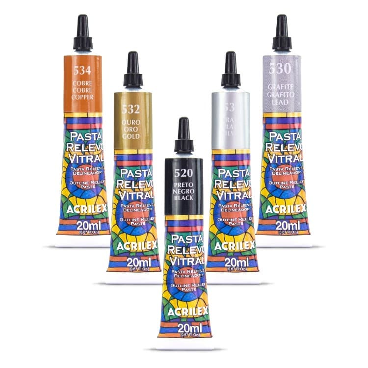 Pasta Relevo Vitral 20ml ACRILEX