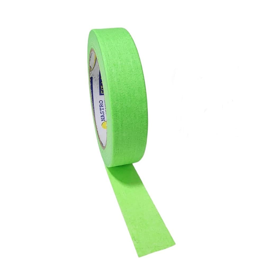 Fita Crepe 18mmx30m Cor Verde Neon