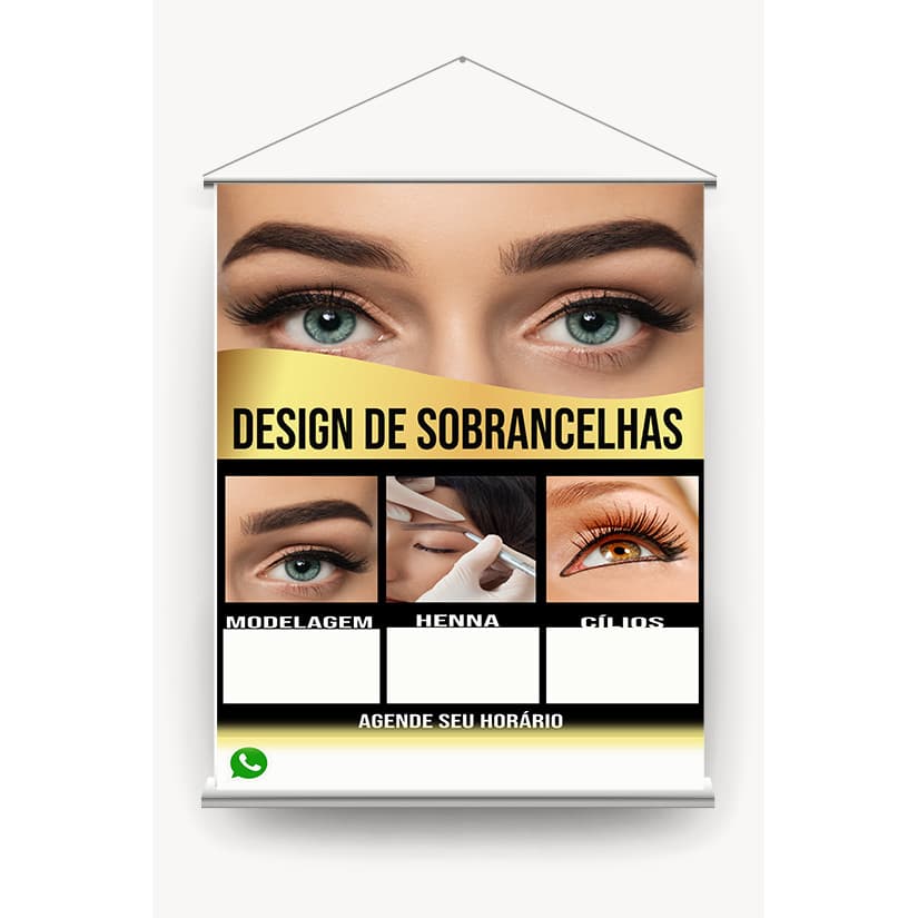BANNER  DESIGN DE SOBRANCELHA