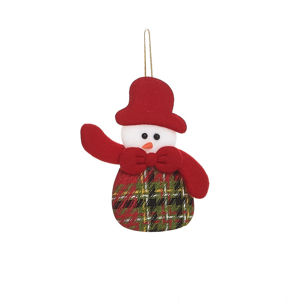 Enfeite Decorativo Natalino - Penduricalho Boneco de Neve - Pendente Decoração Árvore de Natal