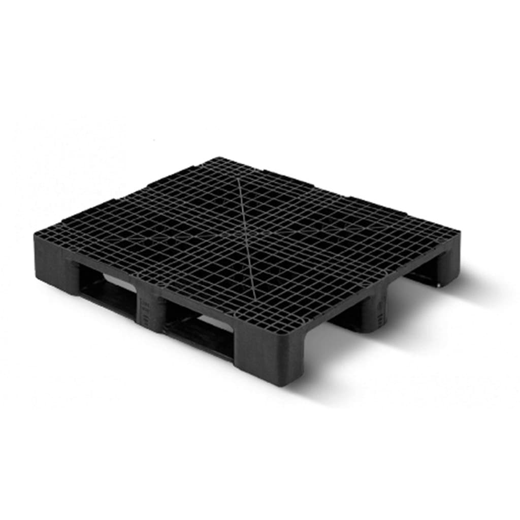 Palete Estrado Plástico Preto 25x50cm Pallet Piso Plástico Modular