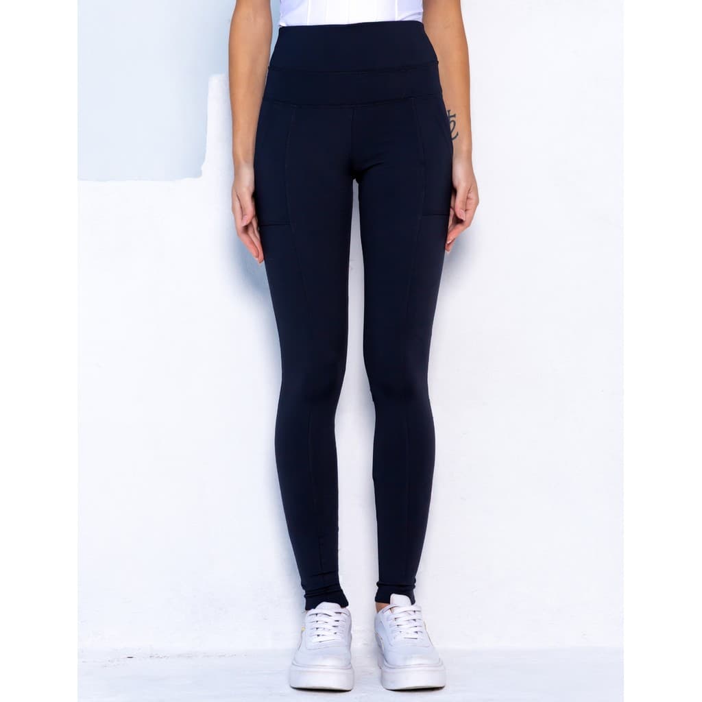 Legging Cintura Alta Feminina com Bolso Lateral Poliamida