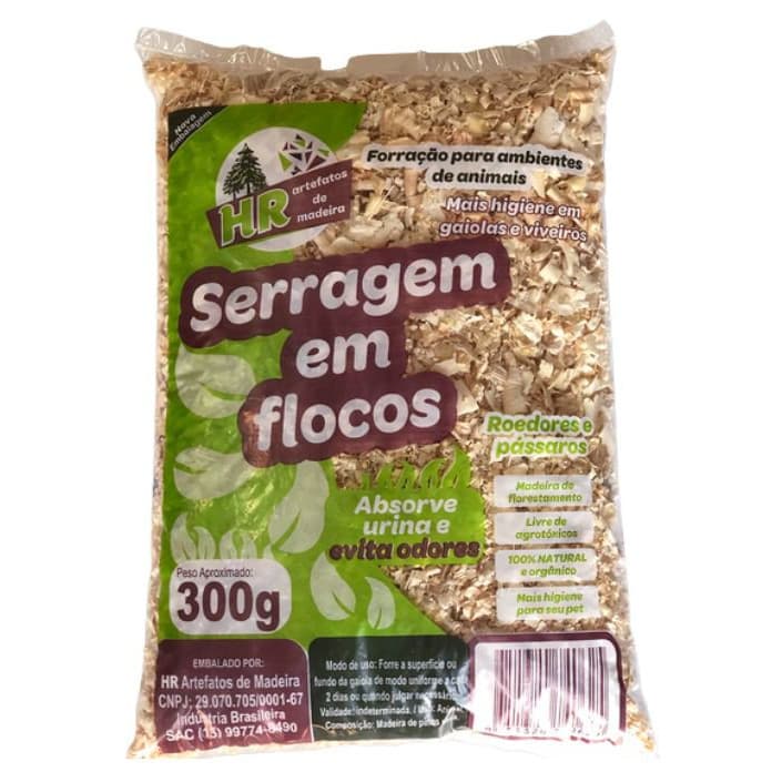 Serragem flocada