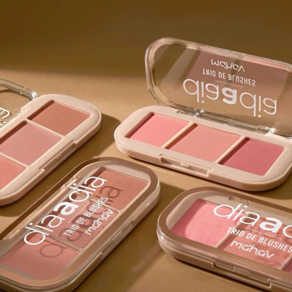 Paleta Trio de Blushes Dia a Dia Mahav