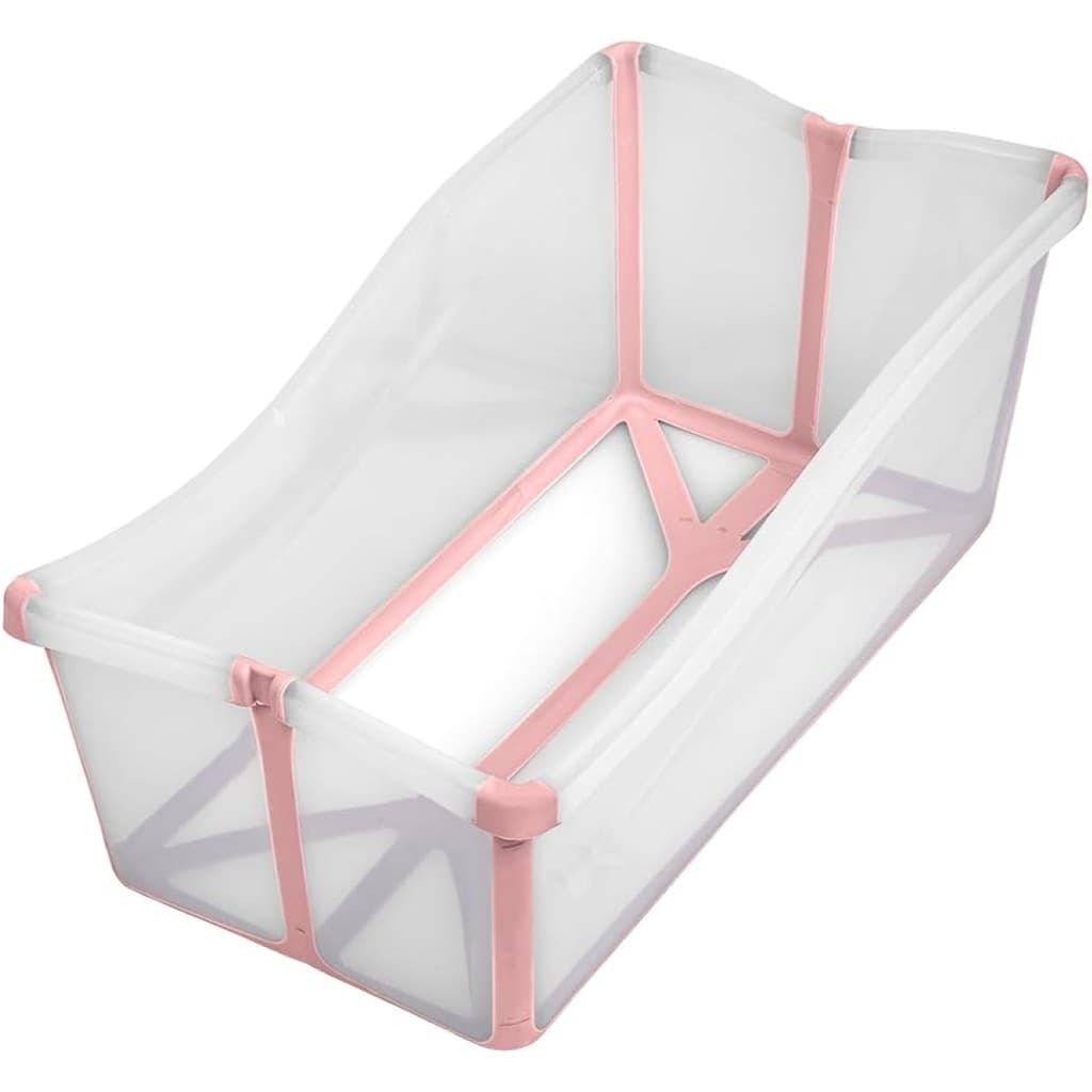 Banheira Dobrável de Plástico Buba Rosa – Design Inteligente