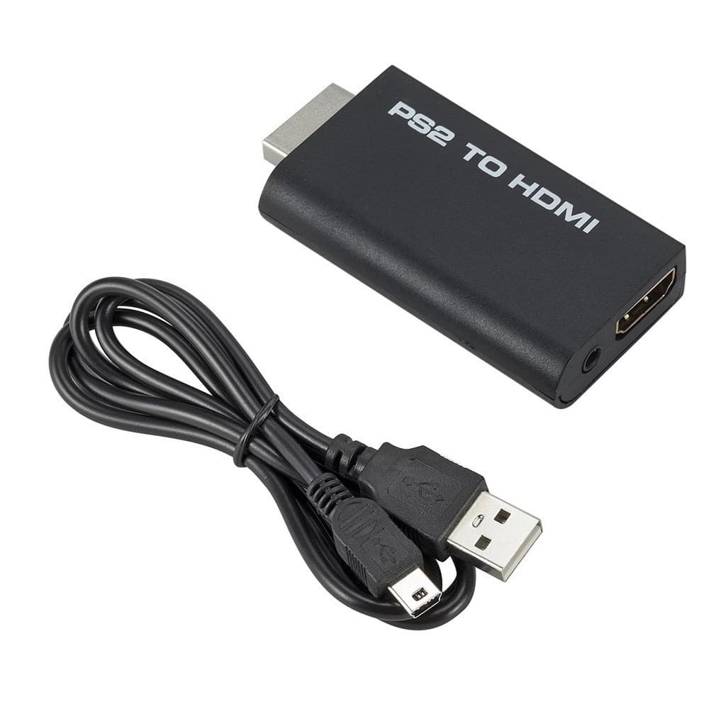 Adaptador Conversor Playstation 2 Ps2 Áudio Vídeo Para HDTV TV Monitor