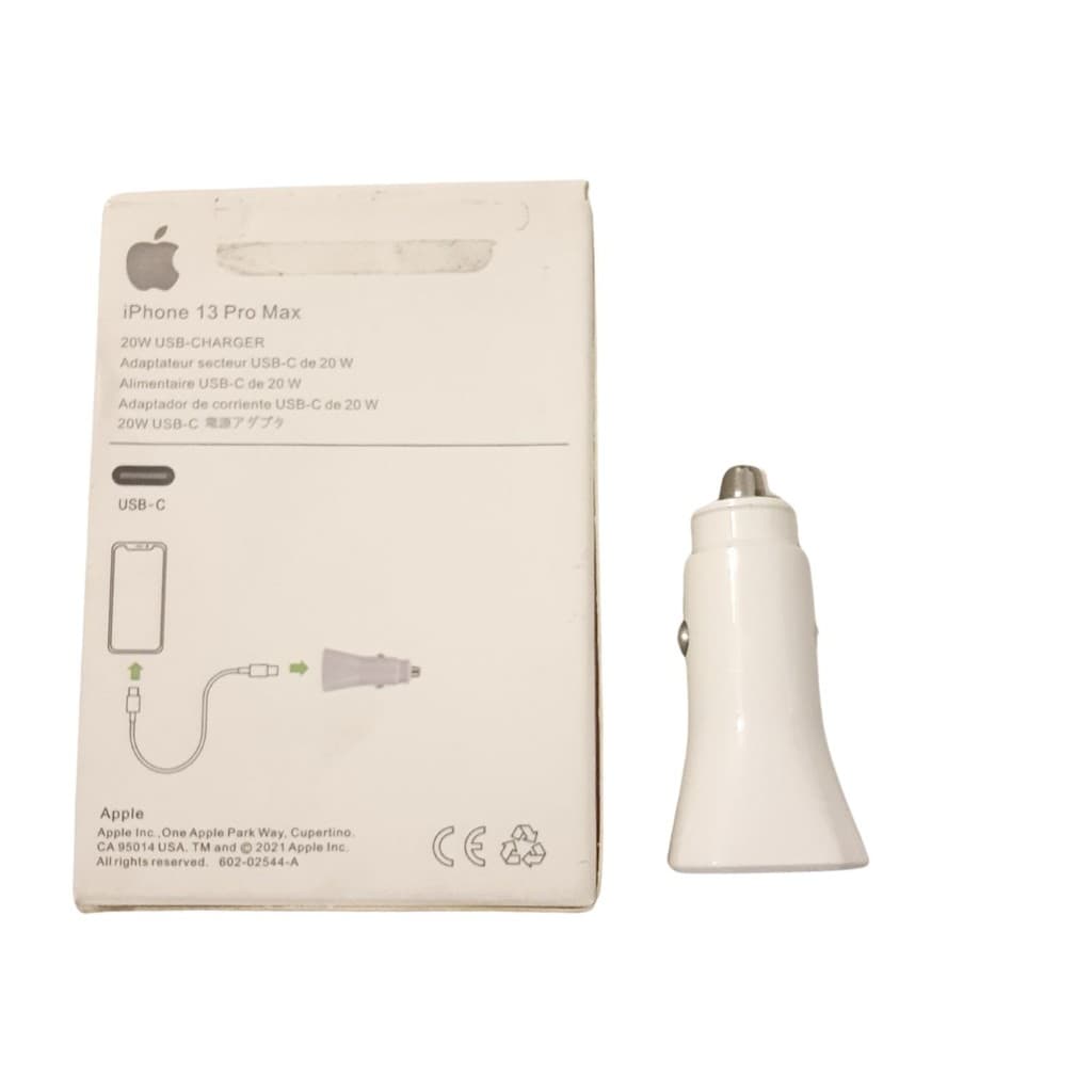 Carregador Veicular USB-C 20W Turbo Rápido para Celular