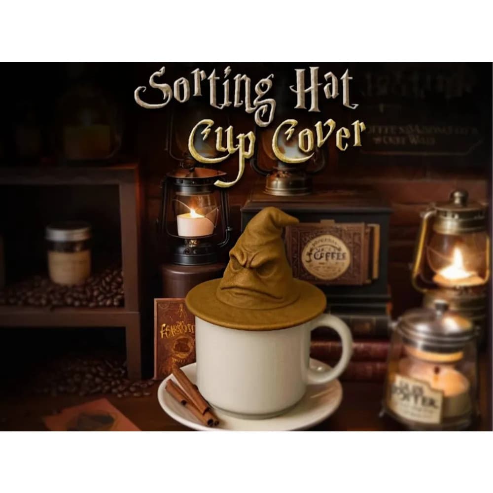 Tampa de Caneca para Café – Chapéu Seletor Harry Potter