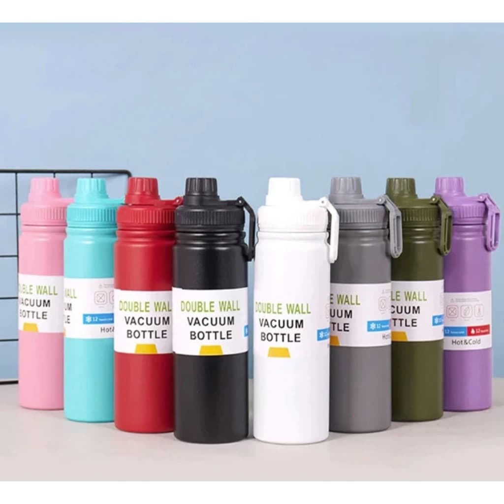 Copo Térmica Garrafa Térmica Aço Inoxidável 600ml/800ml Quente & Frio Café Água Suco Garrafa água (Lindo presente)