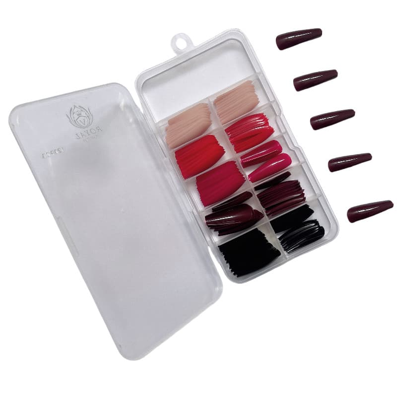 Cartela com 120 Unhas Postiças Variadas Versatilidade para Todos os Looks e Ocasiões T530-3