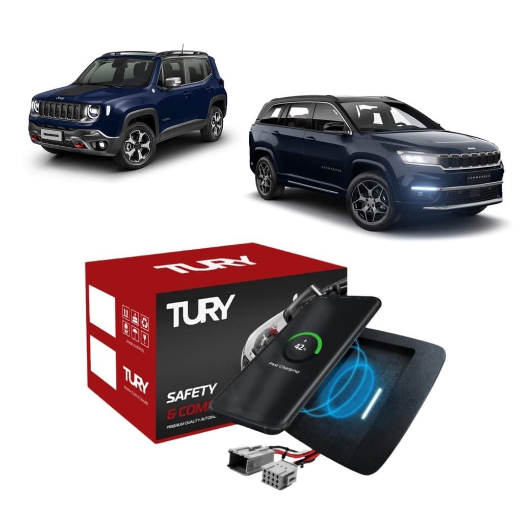 Módulo Eletrônico Automotivo Carregador Indutivo para Carro Renegade e Commander Tury - ICHARGER REPAIR 1.1 B