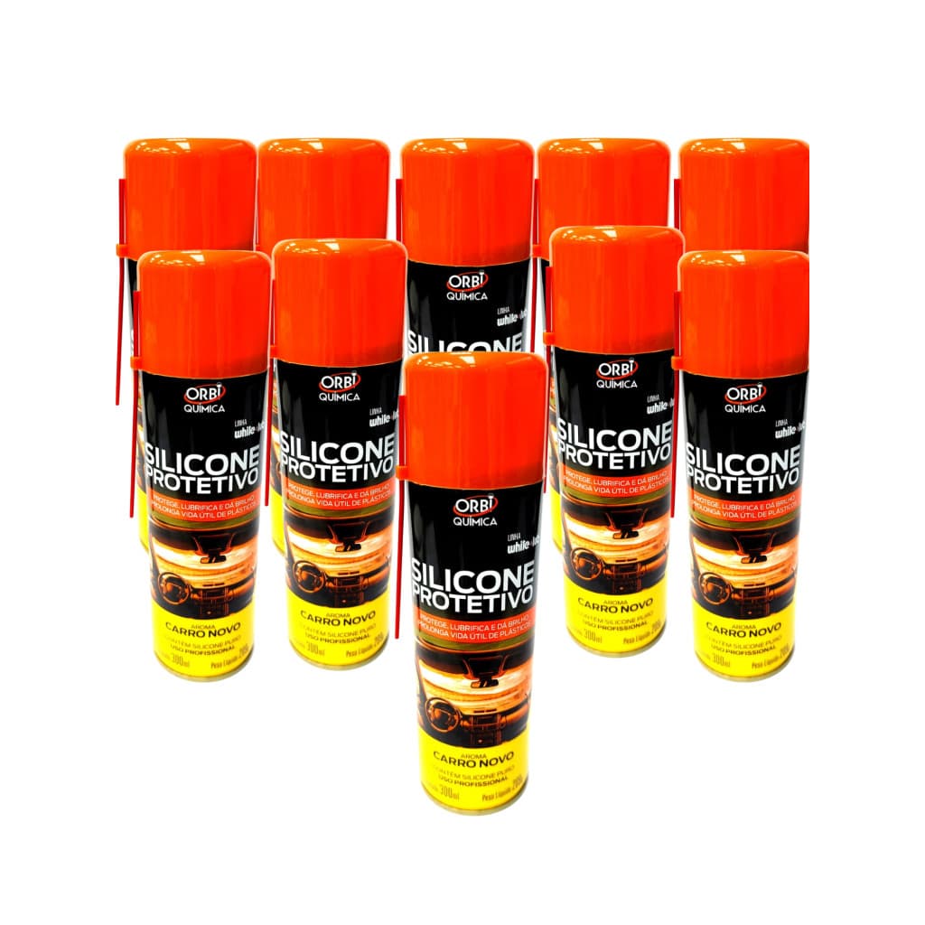 KIT 10 ORBISIL SILICONE SPRAY 300ML