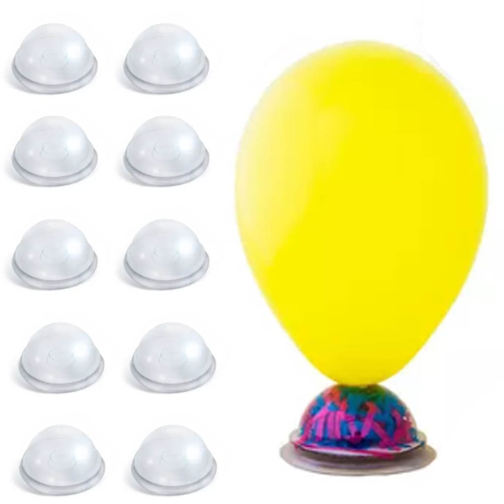 10 Base De Mesa Bolha para Balão Enfeites Suporte Bexiga Porta Doce Centro Mesa Meia Lua Decoração
