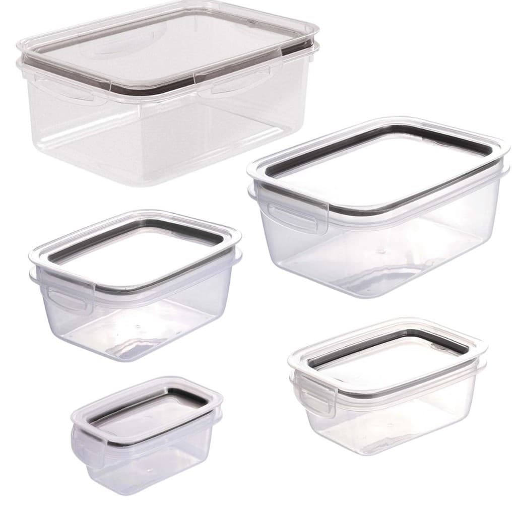 Pote de Plástico Hermético para Organização de Alimentos Cozinha Salada