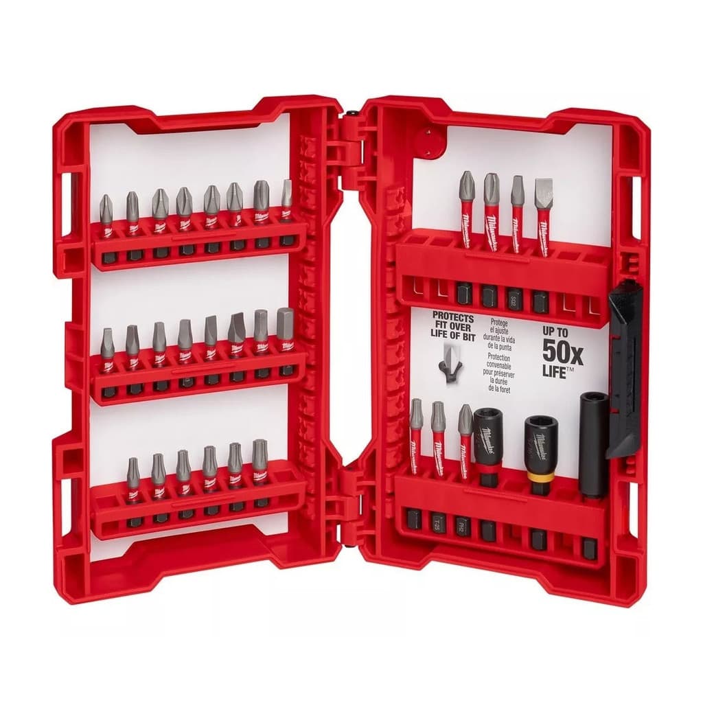 Kit Bit Shockwave de Impacto MILWAUKEE 48-32-4004 com 32 Peças