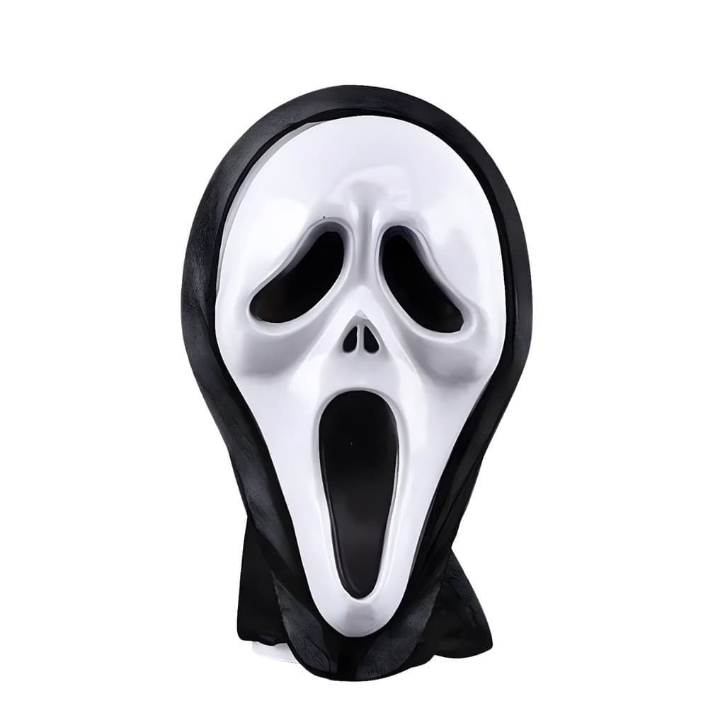 MÁSCARA PÂNICO COM CAPUZ FESTA FANTASIA HALLOWEN CARNAVAL