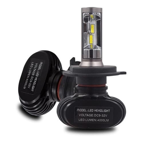 Lâmpada Farol 12v H4 Led Super Branca Ybr Factor 125 6000k
