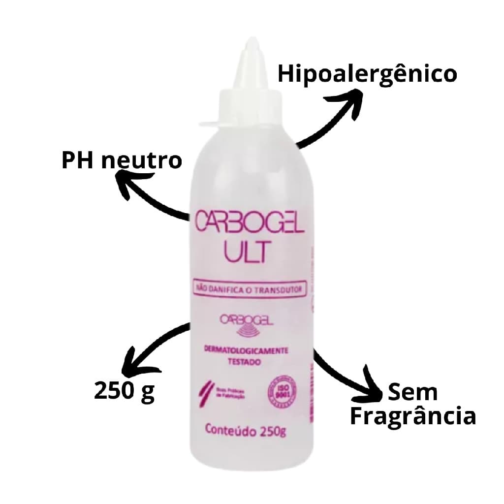 Gel Ultrassom Doppler Gel Condutor 250G Sem Cheiro