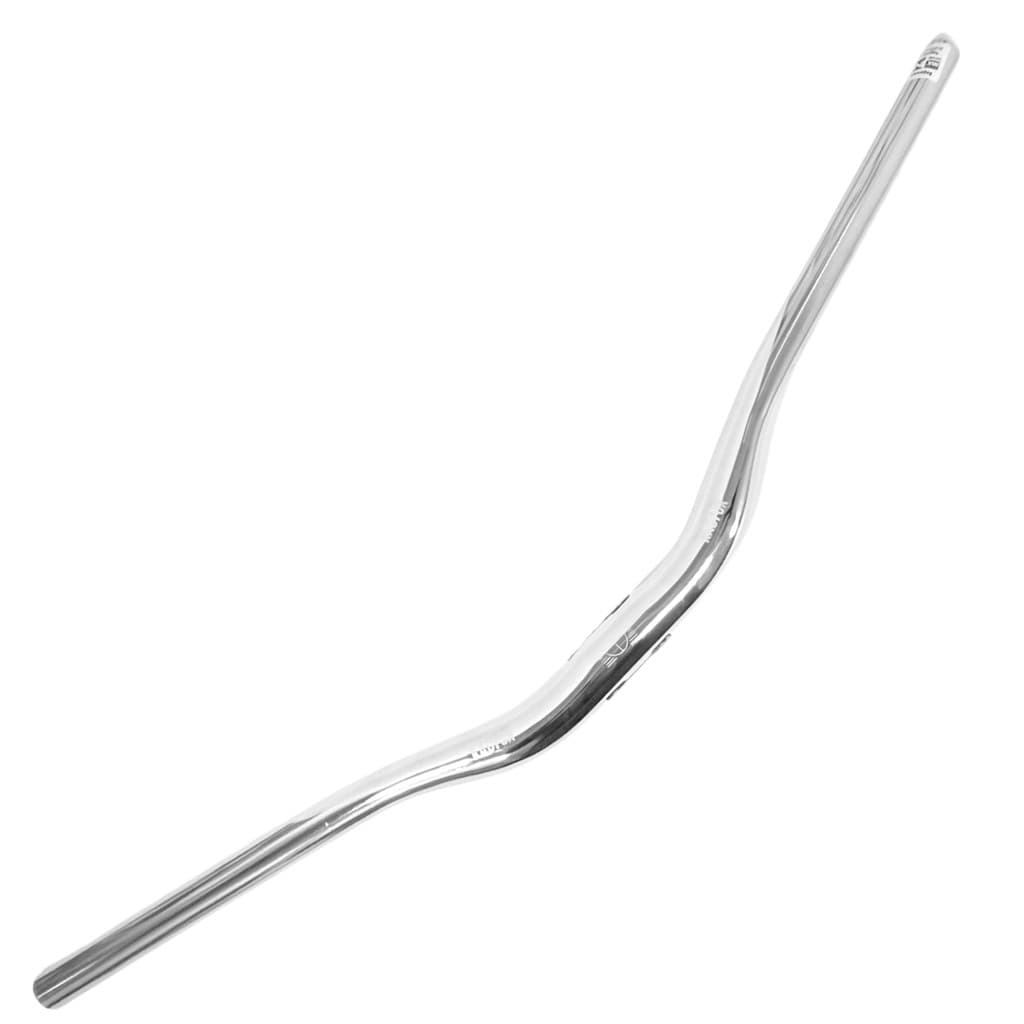 guidão curvo alto voador de bike 720mm 31.8 cromado radfox