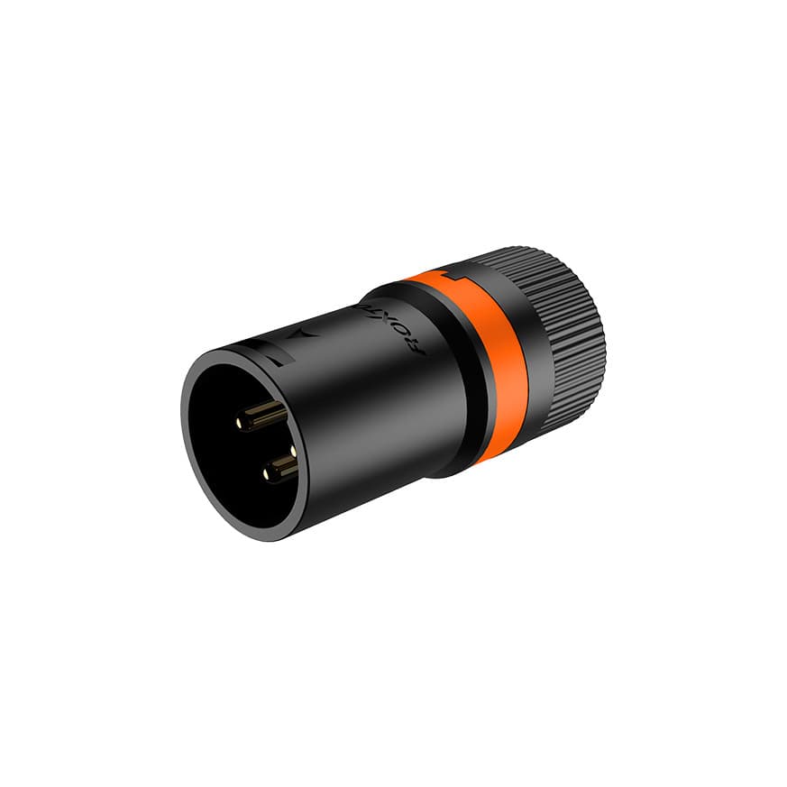 KIT 2 CONECTOR PLUG ROXTONE XLR MACHO ROTATIVO LINHA LX3M