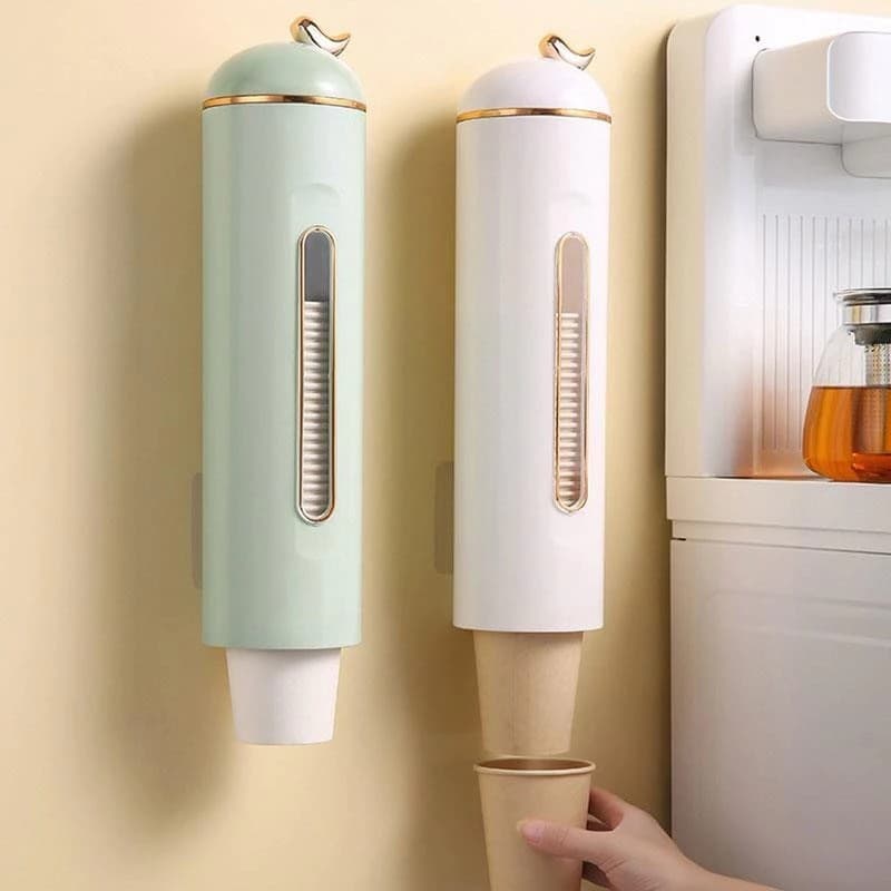 Suporte Adesivo Para Copos Descartáveis Dispenser Plástico