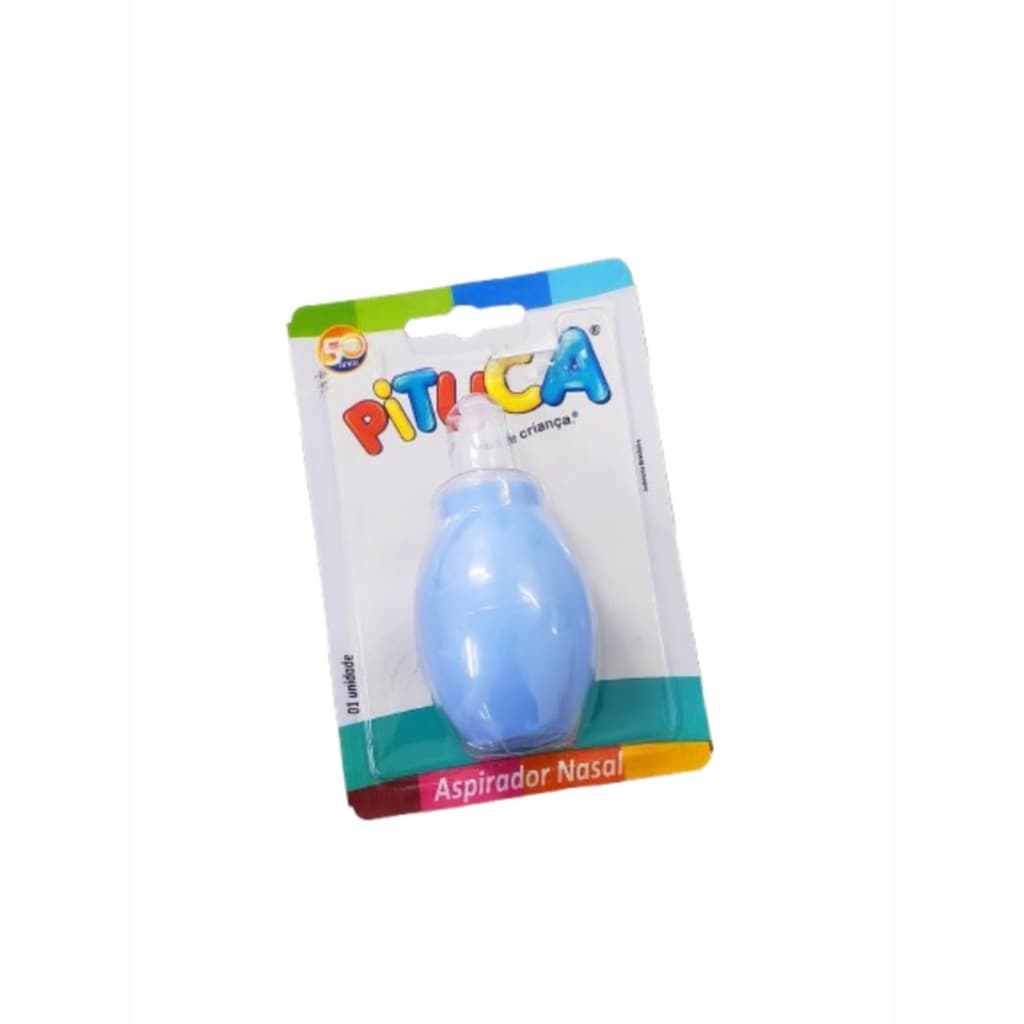 Aspirador Nasal Anatômico Infantil  Azul Menino