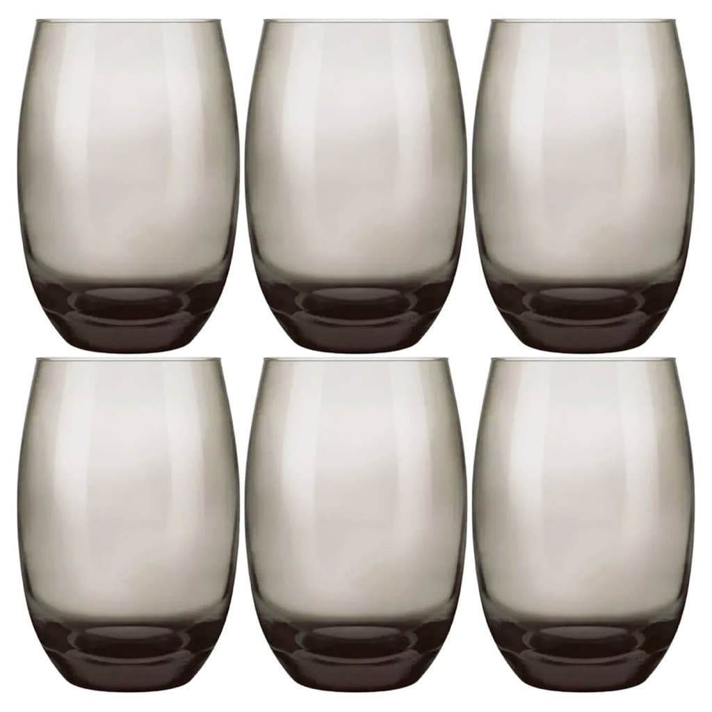 Jogo de Copos Nadir Long Drink Aruba 465ml Fumê Com 6 peças