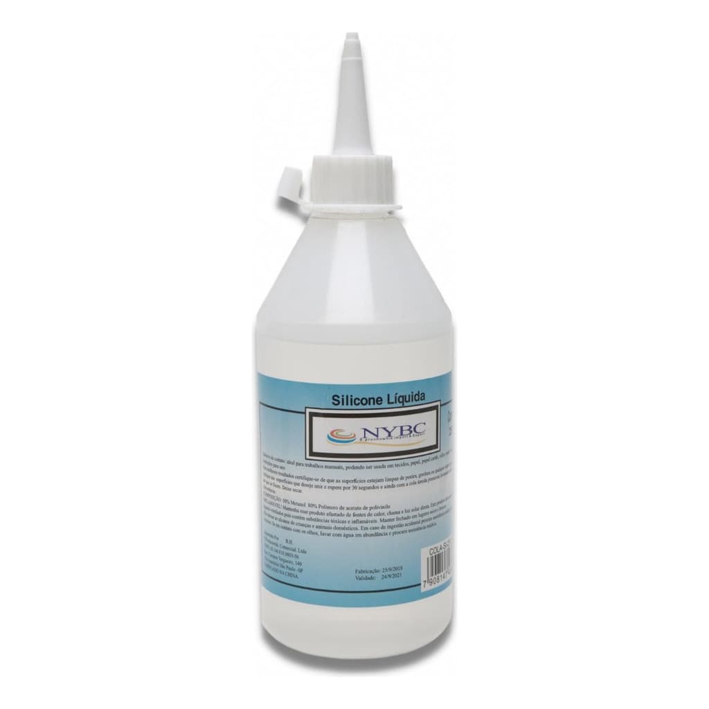 Cola De Silicone Líquida Transparente 60ml Artesanato NYBC Versatilidade Projetos Manuais