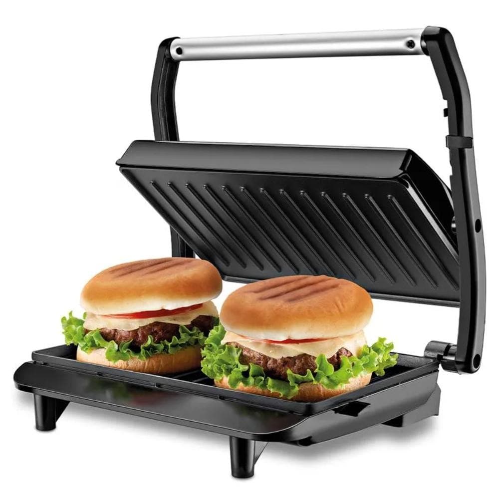 Sanduicheira Mondial Master Press Grill Inox 1000W Inox/Preto 220V - PG-01