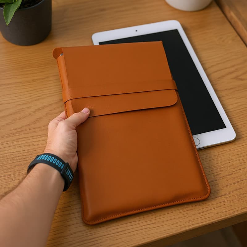 Bolsa Capa iPad 10.2 10.9 Air 4/5 Pro 11 Estojo Slim Estilo Executivo Confortável