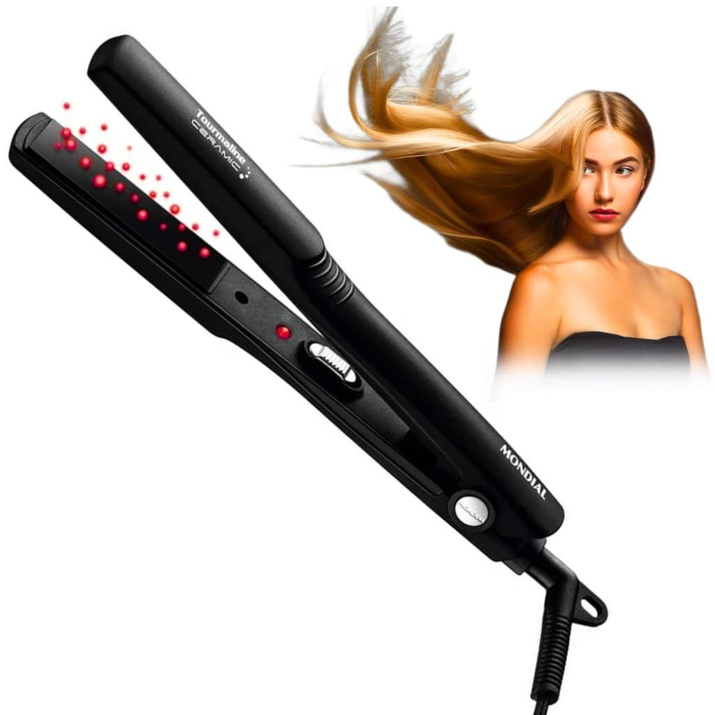 PRANCHA ALISADORA  MONDIAL CERAMIC P-15 200°C BIVOLT