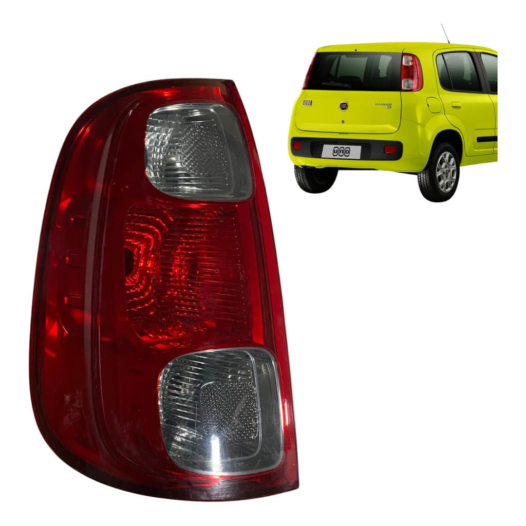 Lanterna Traseira Esquerda Fiat Uno Vivace 11-2014 Fumê Orig