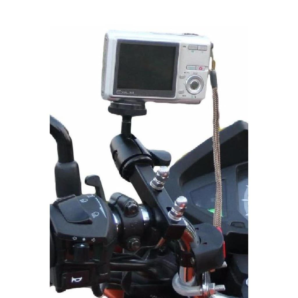 【SCGEHA】Suporte de câmera para moto, suporte de câmera para bicicleta, também pode ser usado para fixação de gravadores