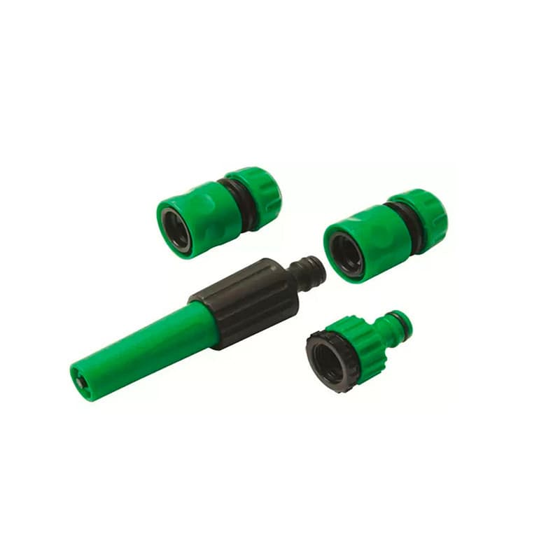 Conjunto Plastico 4 Pcs C/ Esguicho Para Mangueira Jardim Trapp Dy-8025 – 3930214