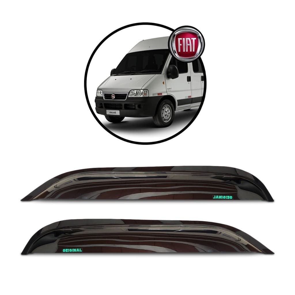 Calha Chuva Fiat Defletor Ducato Até 2016 Só Em Cima