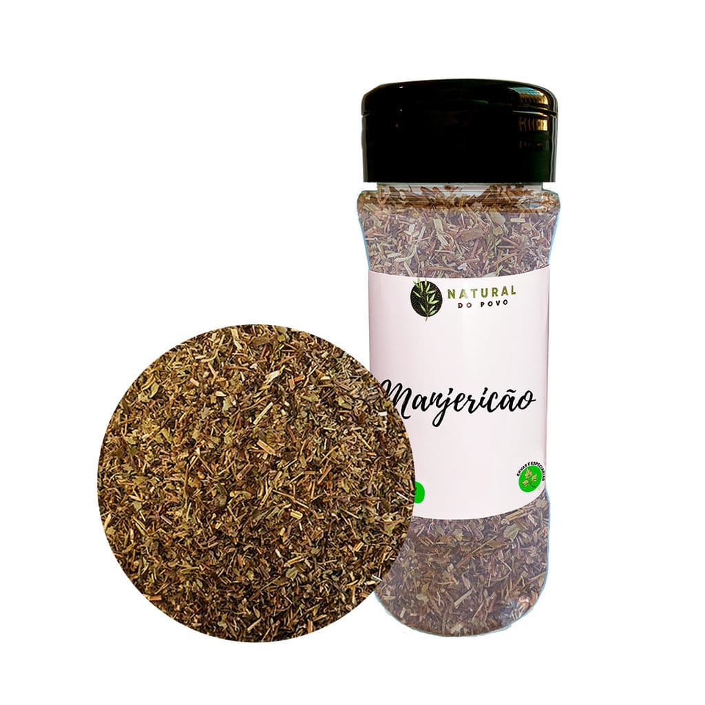 Tempero Premium Manjericão Alta Qualidade Pote com Dosador 25g