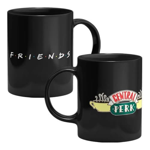 Caneca Série Friends Central Perk Preta  - Mega Oferta!!!