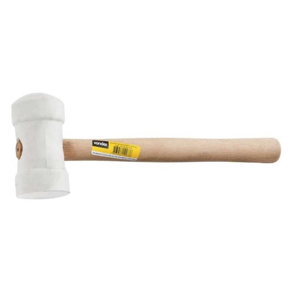 Martelo De Borracha Branco 40 MM 200GR - 30.79.000.400 - VONDER