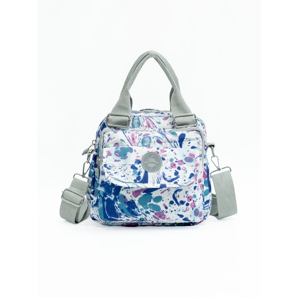 Bolsa Mochila Transversal Impermeável Multifuncional Estampa