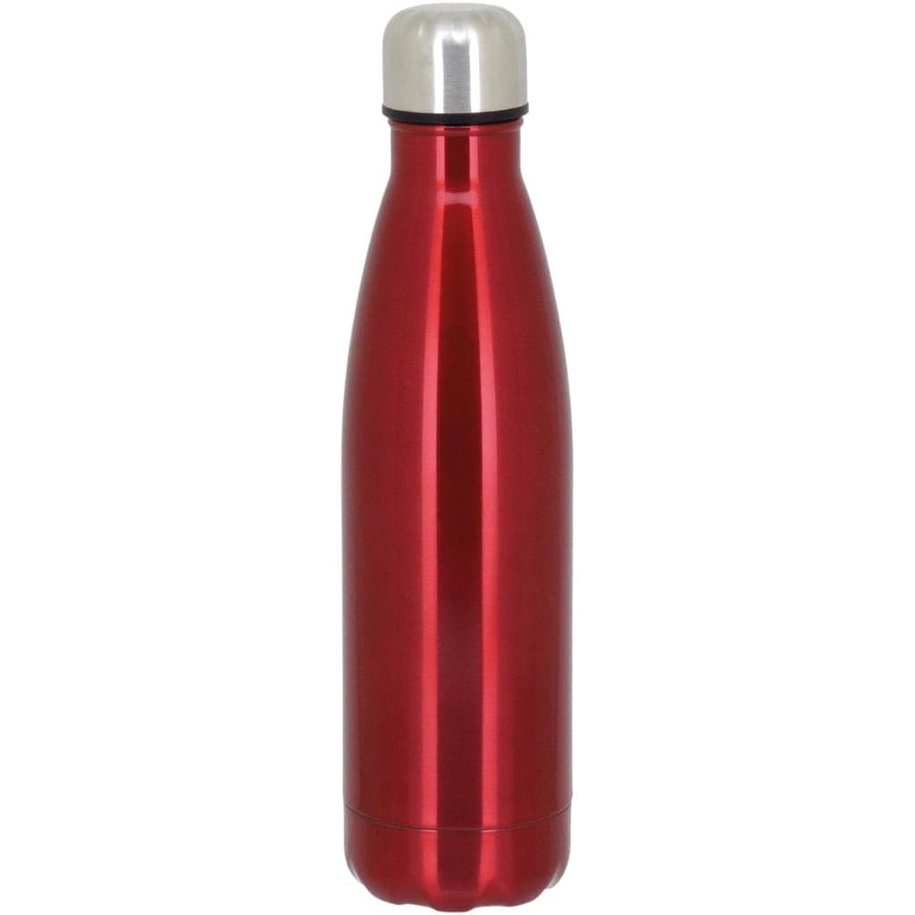Garrafa Térmica Squeeze Fitness Mijia Parede Dupla Inox 500ml 27x7 Vermelho