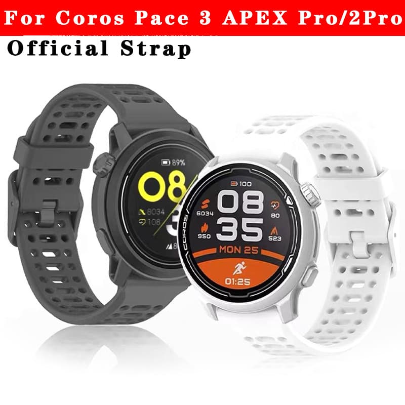 Pulseira De Silicone Para Coros Pace 3 Apex 2 pro 46mm Smartwatch Relógio Inteligente Pace3 Substituição Acessórios Caso